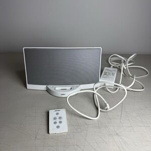 Bose Sound Dock Digital Music System White Speaker for iPod/iPhone W/Remote